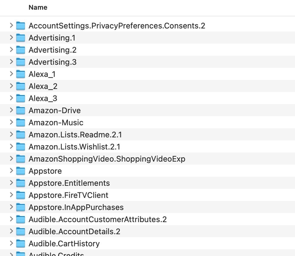 Amazon Folder Excerpt