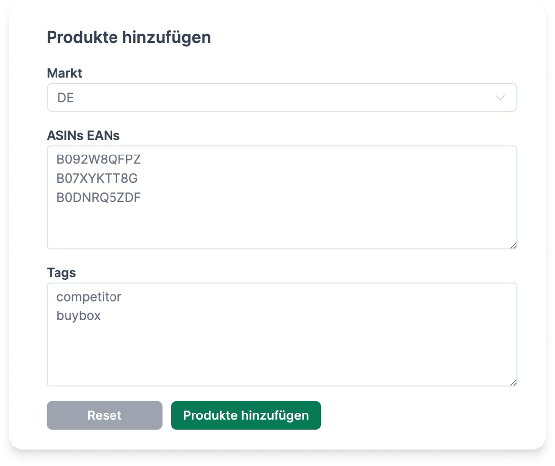 Einmal hinzufügen, dauerhaft überwachen