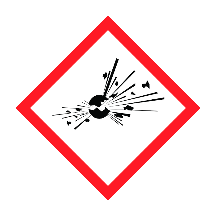 Gefahrenpiktogramm explosiv