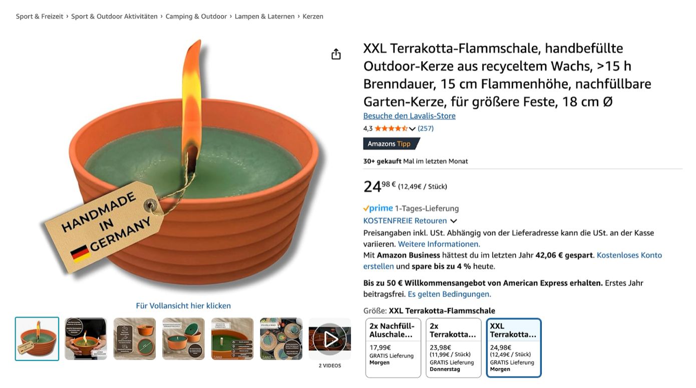Produktbeispiel Lavalis zu Titeländerungen 2/2