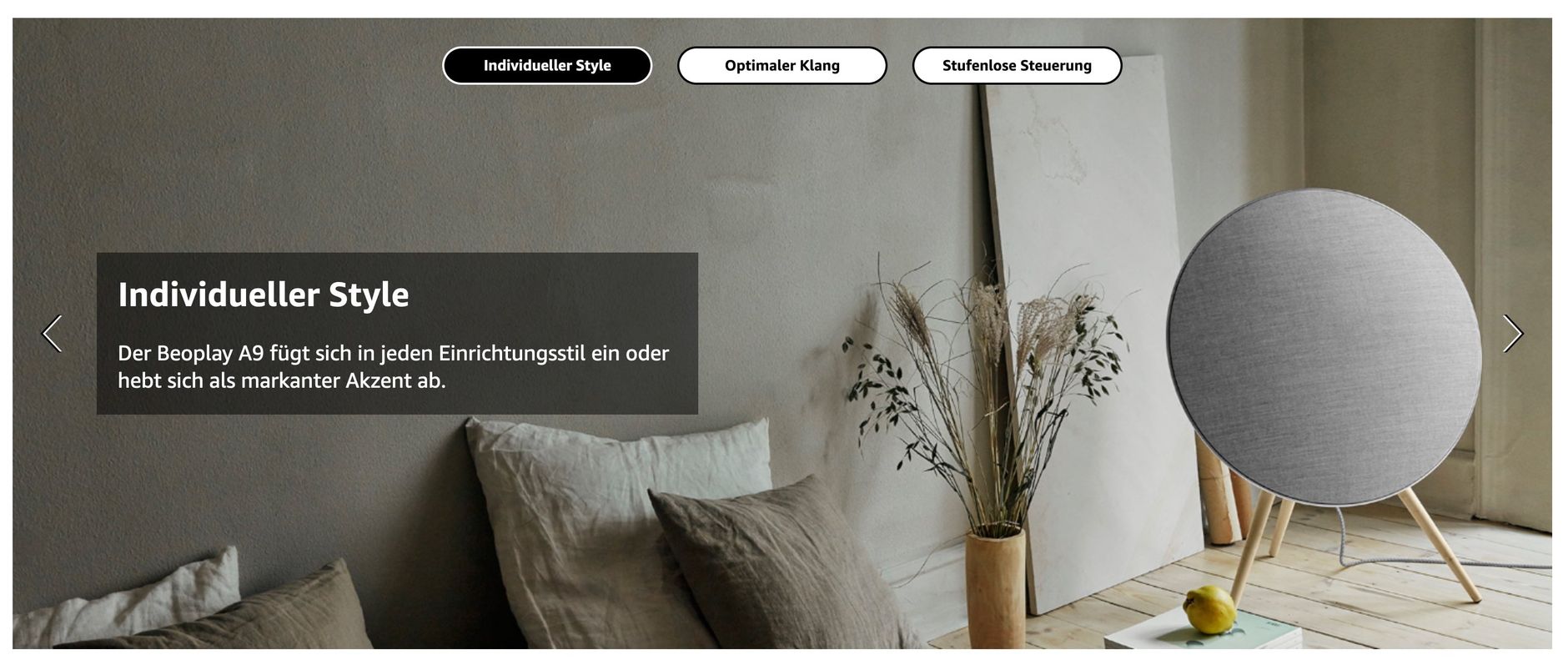 Amazon A+ Premium Content Element Bild-Slider