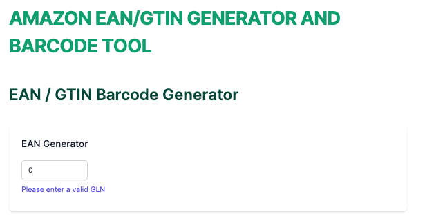 AMALYTIX Etin Generator - free Amazon tool