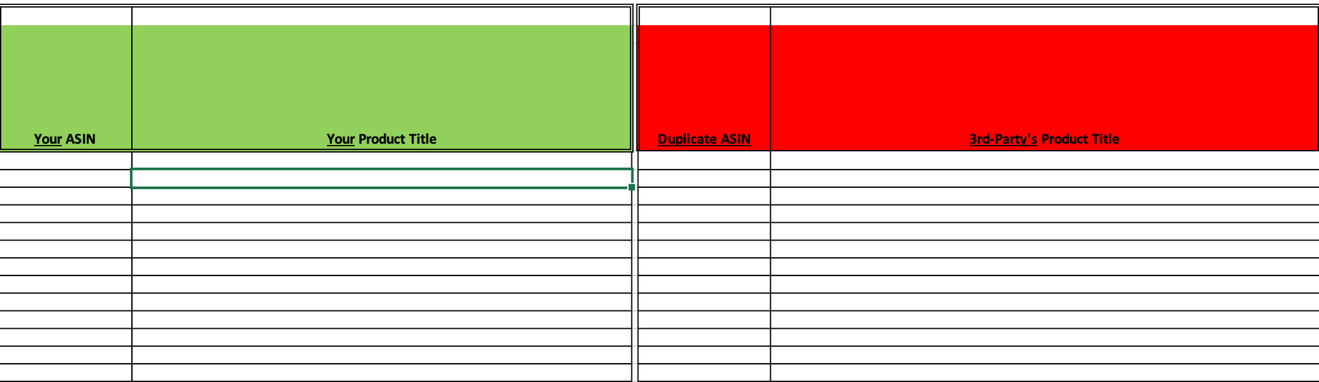 Merge Form in Vendor Central