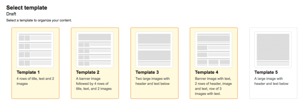 Amazon EBC Templates