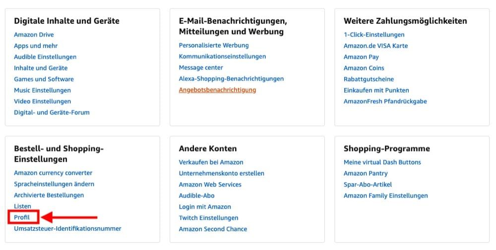 Amazon Rezension im Rezensenten-Profil einsehen