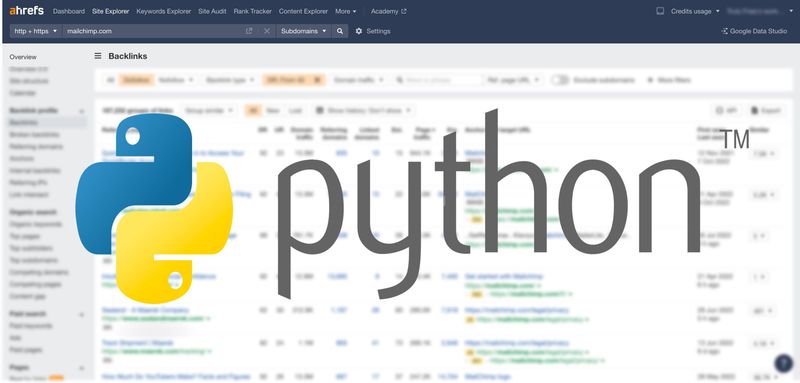 Analyze Ahrefs Backlink Data with Python