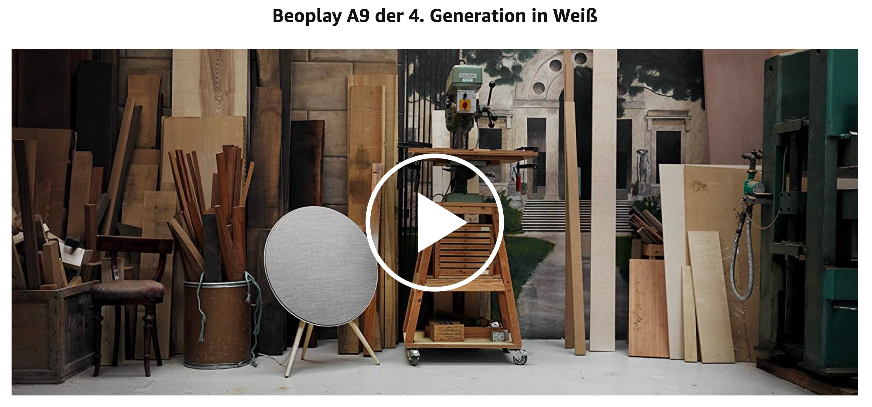 Amazon A+ Premium Content Hero Video Modul mit Vorschaubild und Play-Button