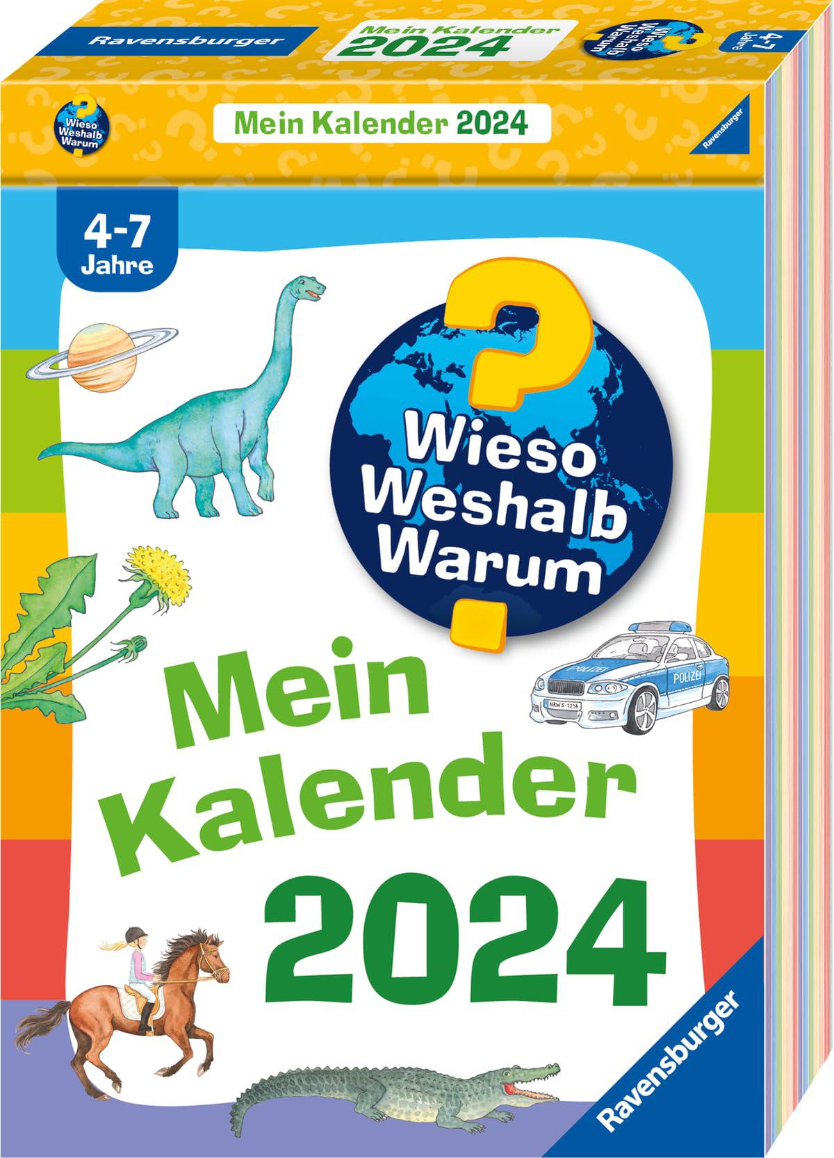 Wieso Weshalb Warum Adventskalender 2024 von Ravensburger mit Lernmaterialien