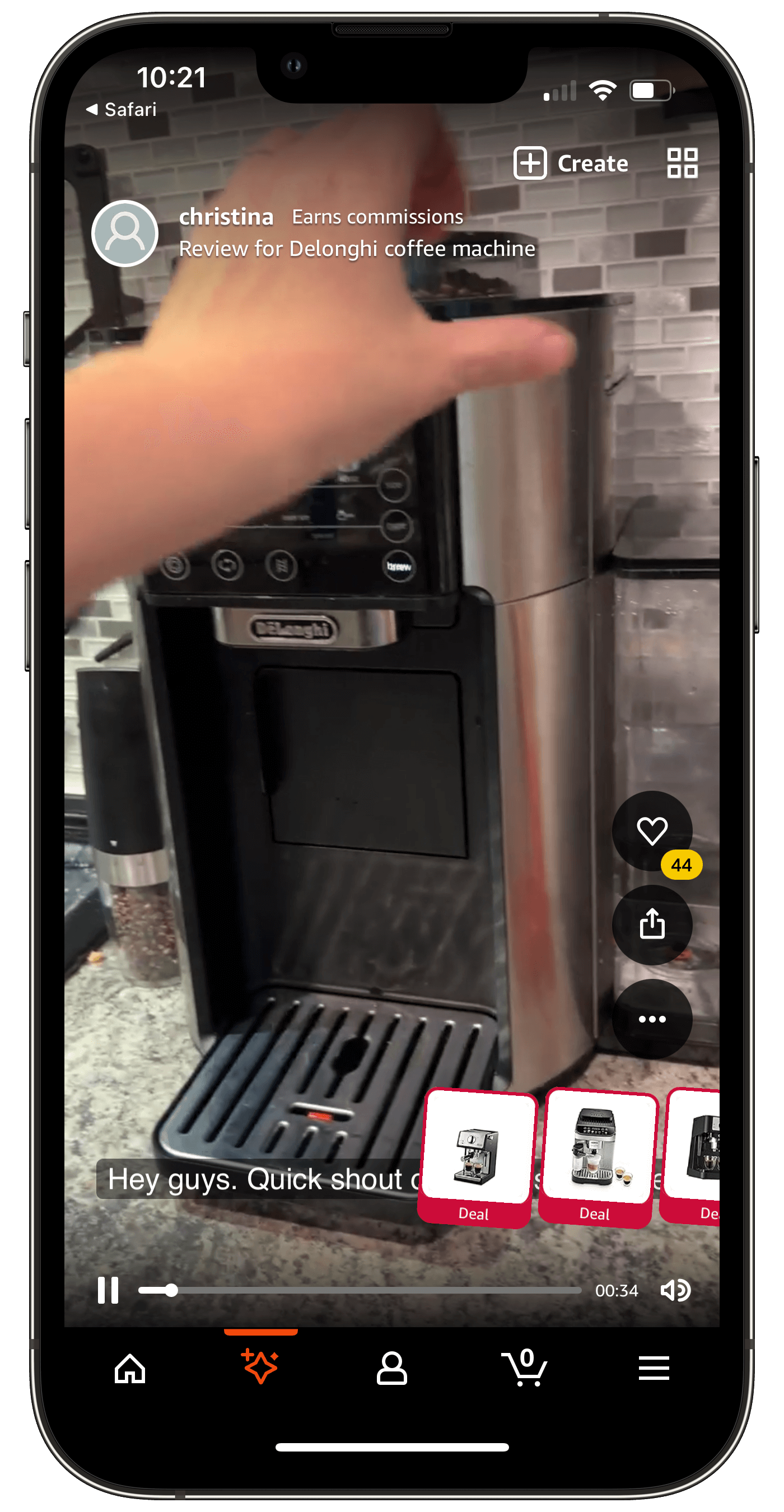 Amazon Inspire Shopping-Feed mit personalisierten Videos im TikTok-Stil für US-Kunden