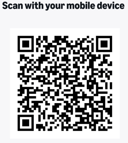 Amazon Haul QR-Code für direkten Zugang zur mobilen Shopping-App