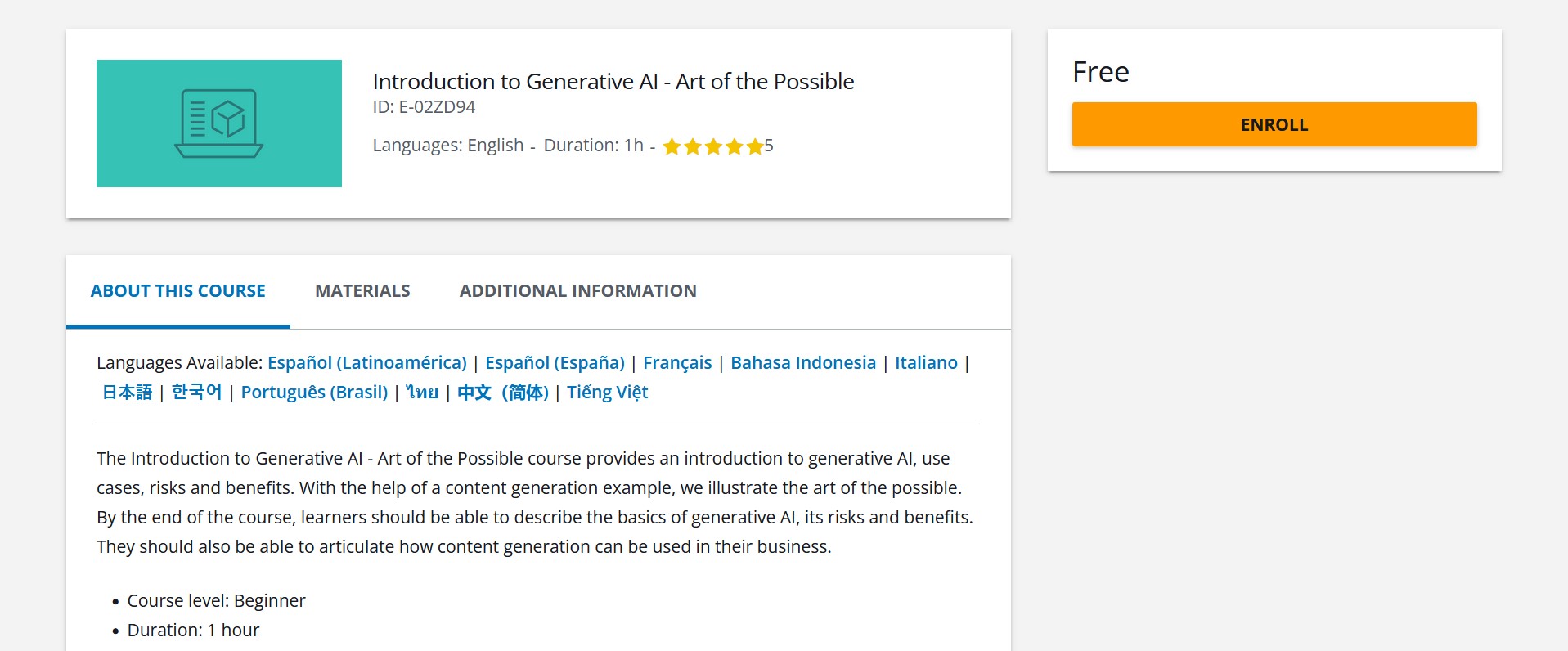 AWS Introduction to Generative AI free course with GPT and DALL-E