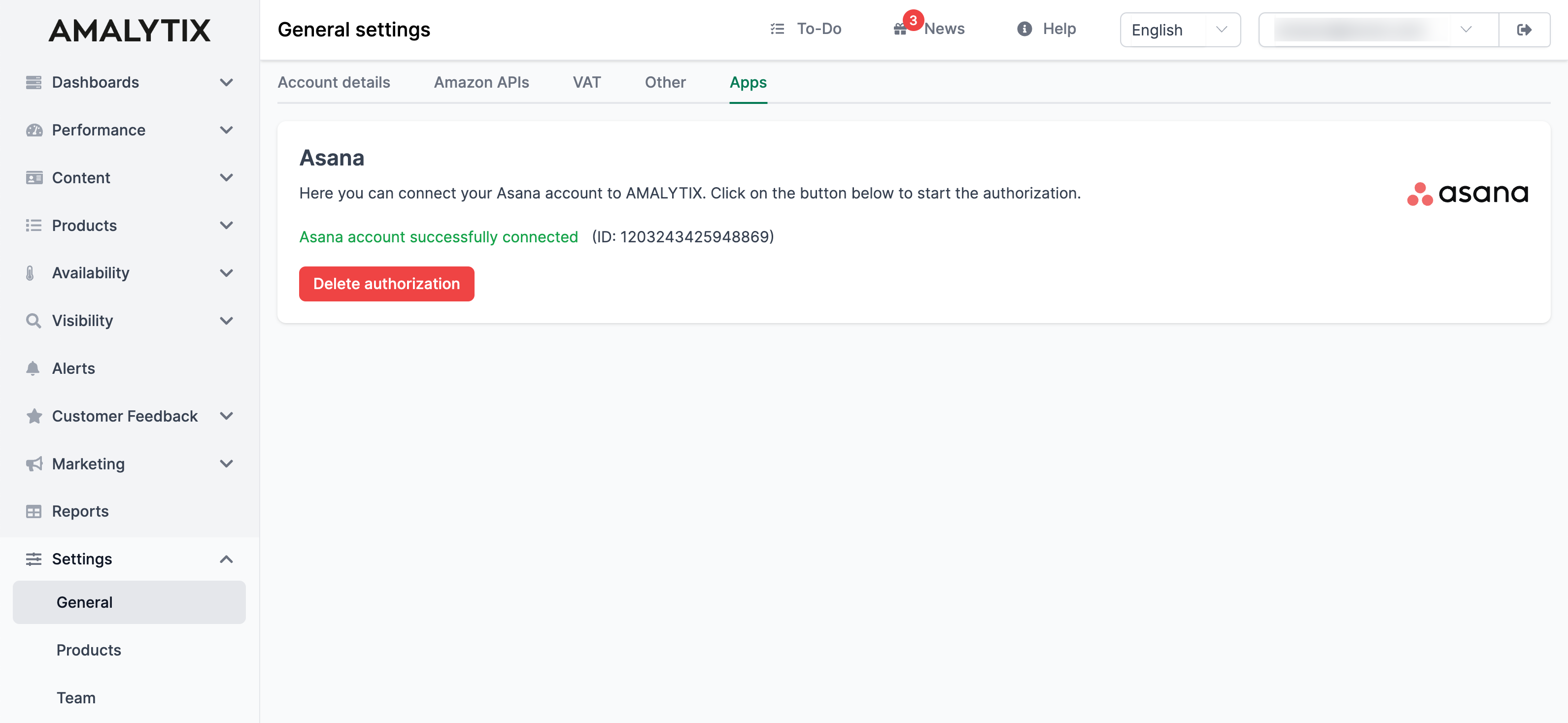 Connect AMALYTIX with other apps