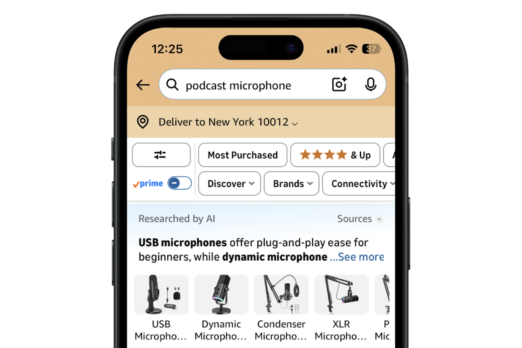 Researched by AI öffnet Rufus direkt aus der SERP