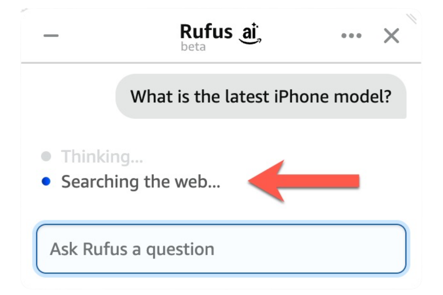 Rufus kann externe Websuche ausführen