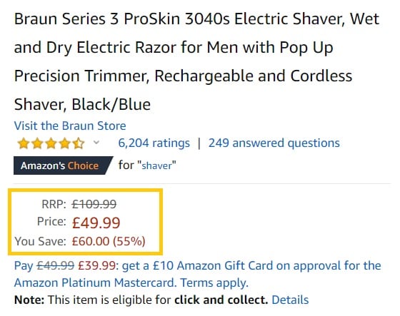 Amazon special offers