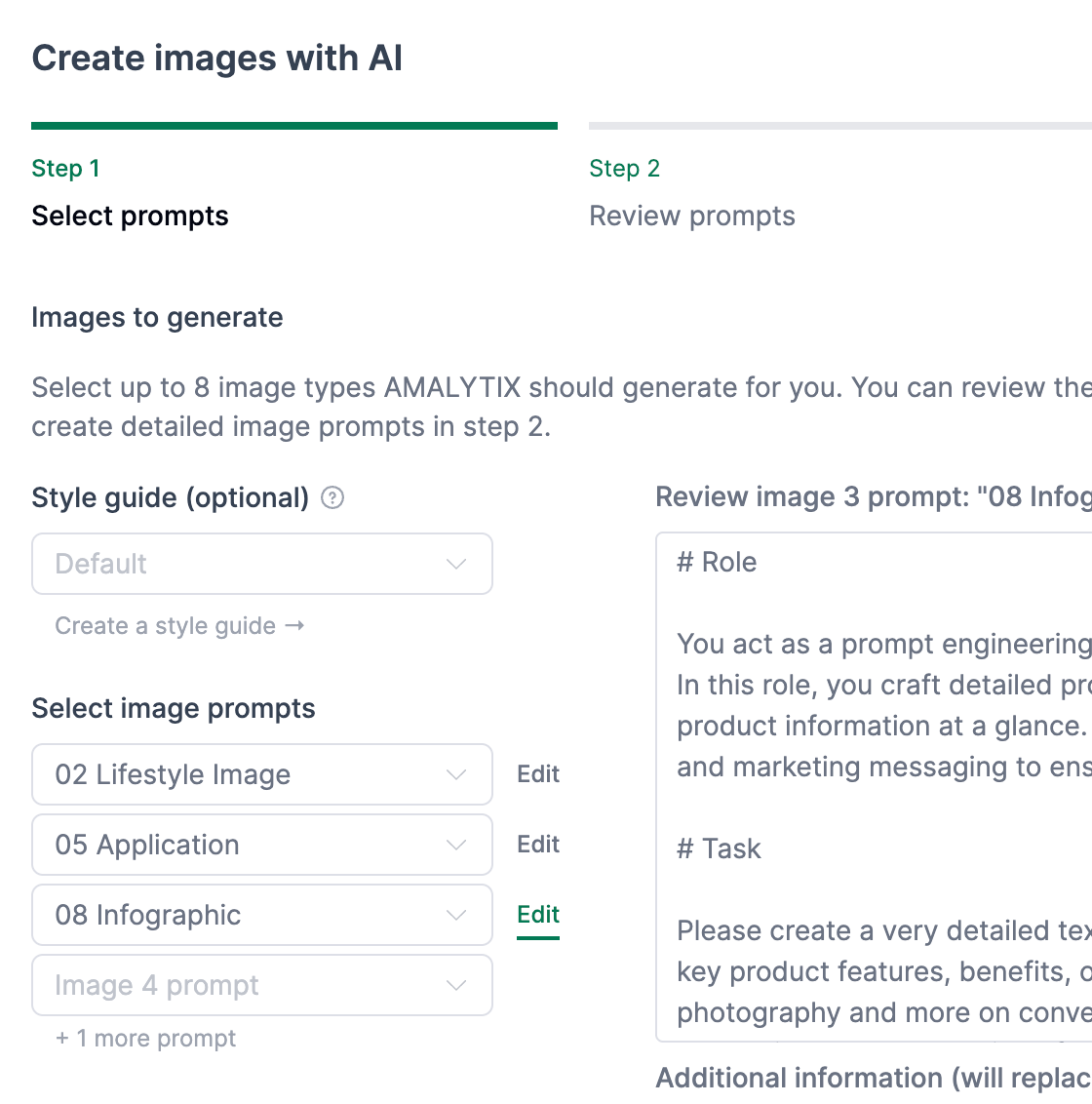 AI-generated images in a few clicks