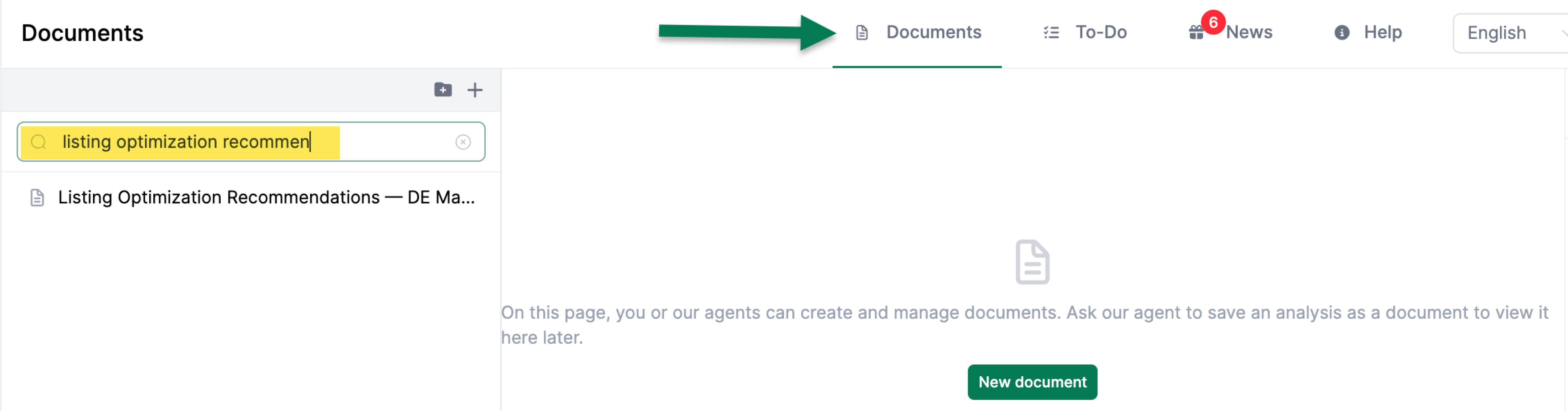 Dokumente in AMALYTIX