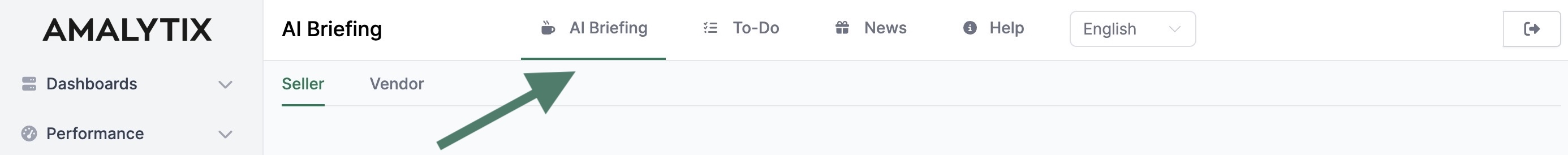 Suchleiste AI Briefing