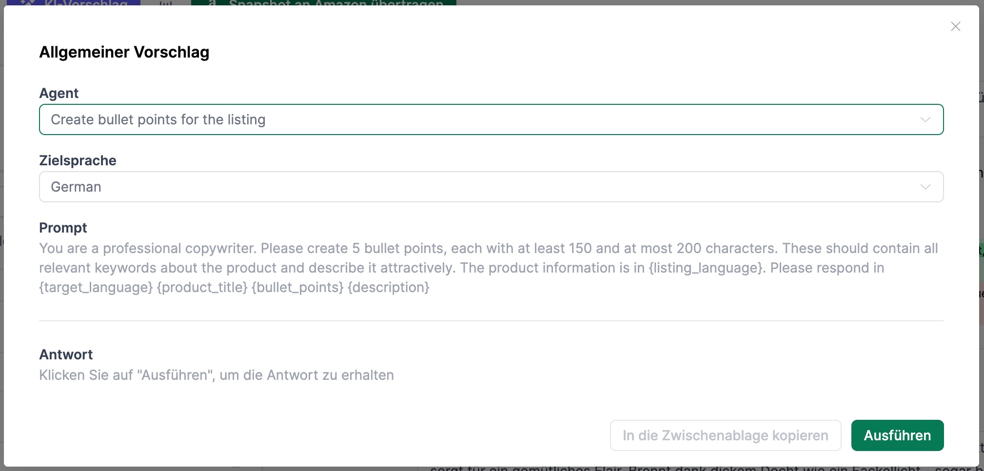 Agent für Produktbilder