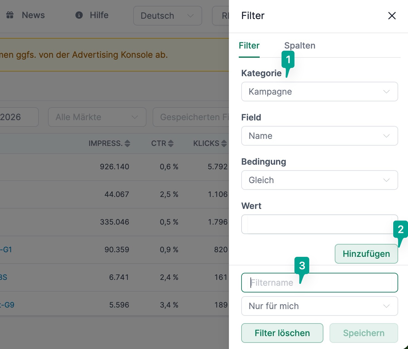 Amazon Advertising Filter
