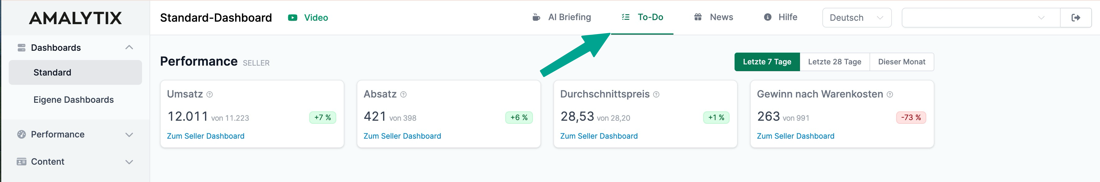 AMALYTIX To-Do-Liste Button