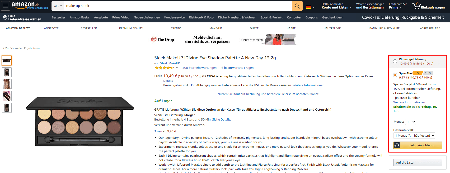 Amazon Spar-Abo