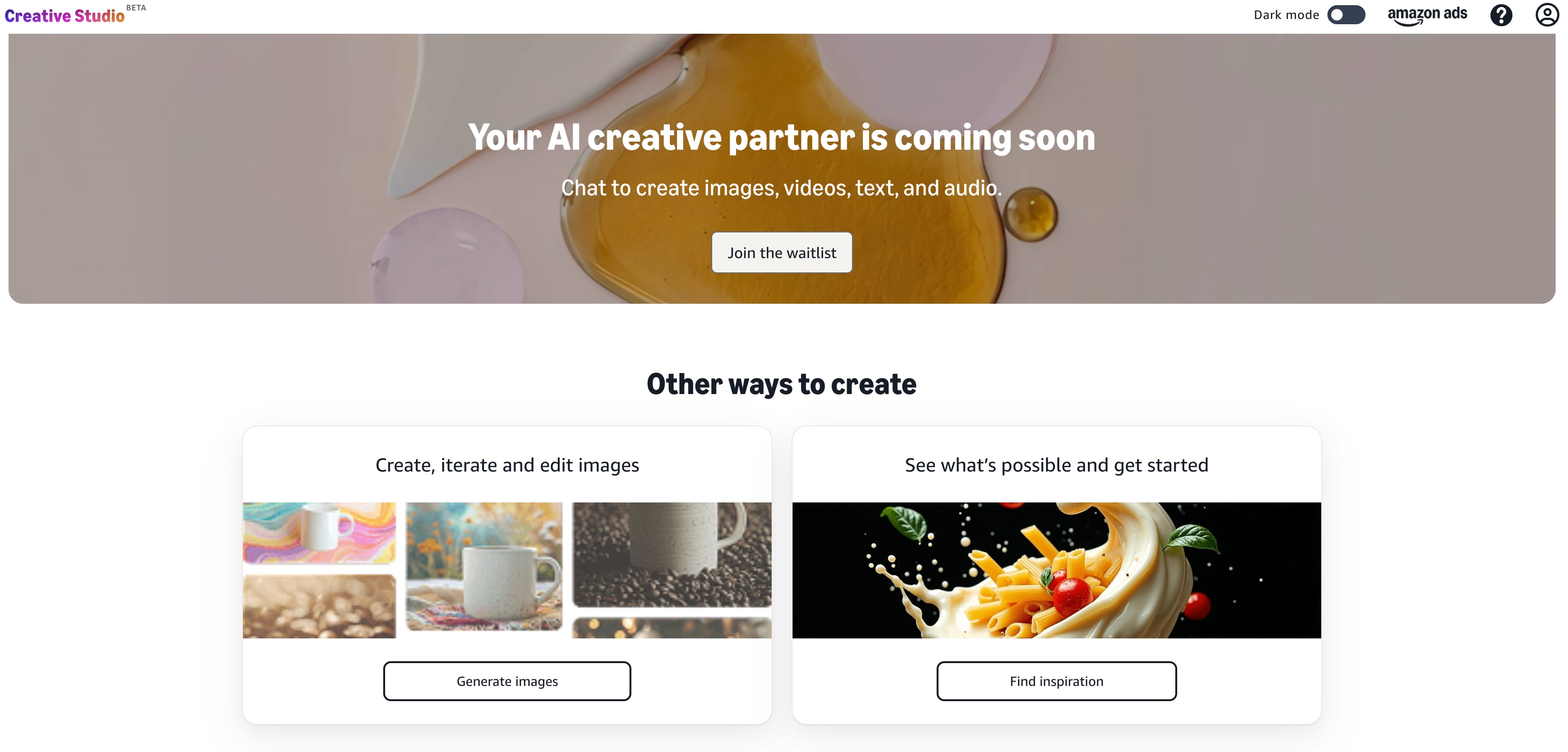 Amazon Creative Studio