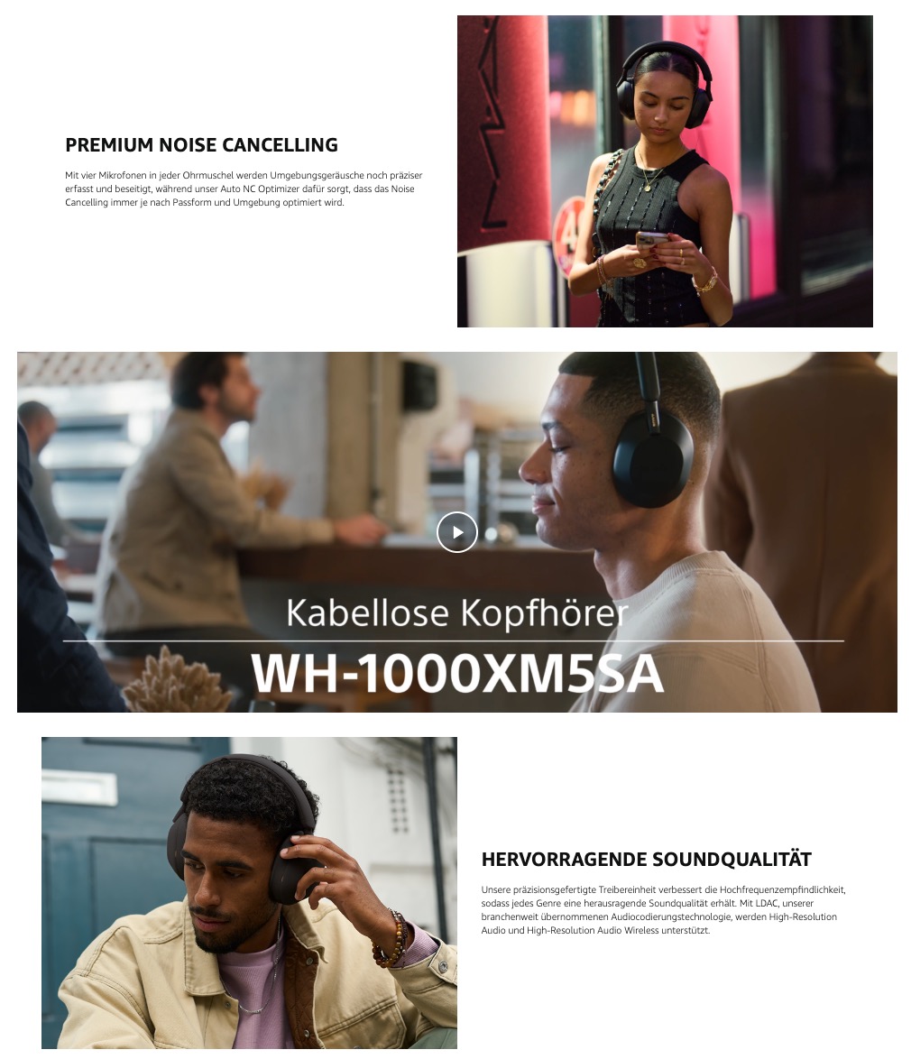 Produktvideos in A+ Content