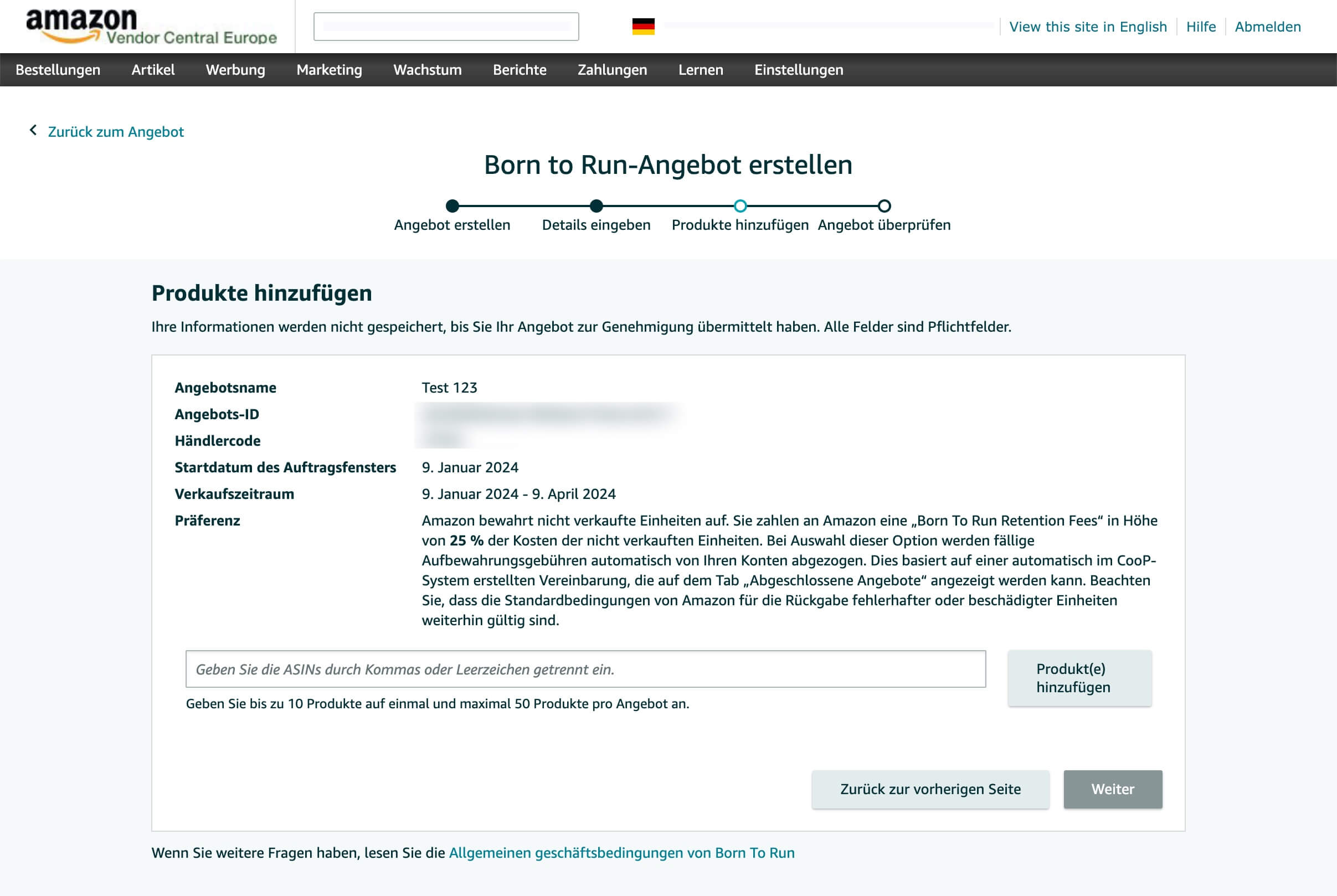 Schritt 3: Produkte hinzufügen